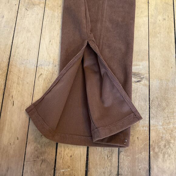 Kirious Corduroy Pants Women’s Size Small Stretch Skinny Slit Bottom Side Zip - Picture 7 of 15